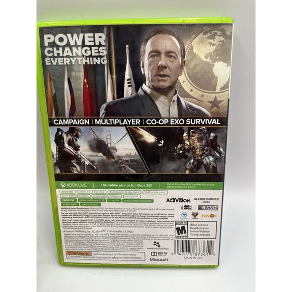 Call of Duty Advanced Warfare (Microsoft Xbox 360, 2014) Complete Mint Discs! - Picture 3 of 8